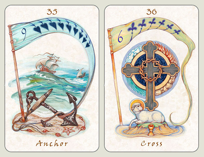 nagi様専用☆rosethic+lenormand+flow タロット
